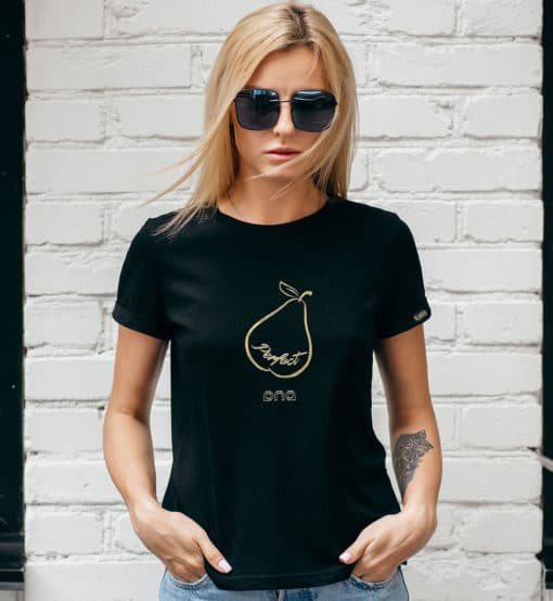 Gold Perfect Pear T-shirt